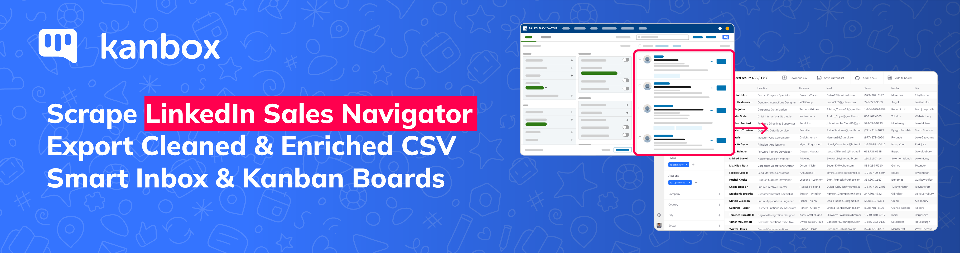 Review Kanbox: Linkedln Sales Navigator Scraper, Smart Inbox extension - Appvizer