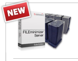 balesio AG - FILEminimizer - FILEminimizer Server
speed up extremely backup