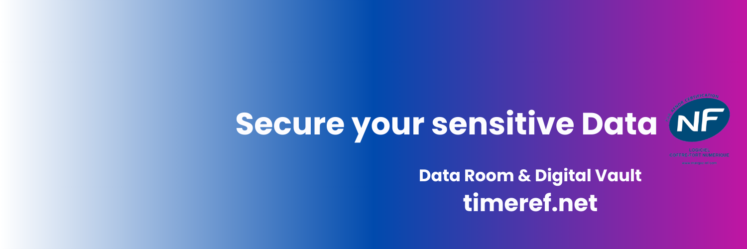 Review Timeref: Data Room certified AFNOR NF 203 Digital Vault - Appvizer