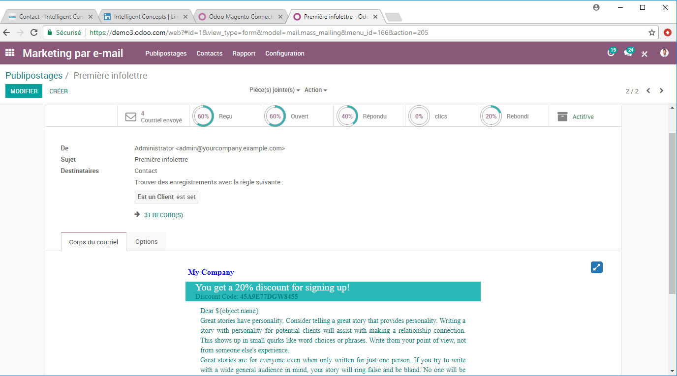 Odoo - Screenshot 1