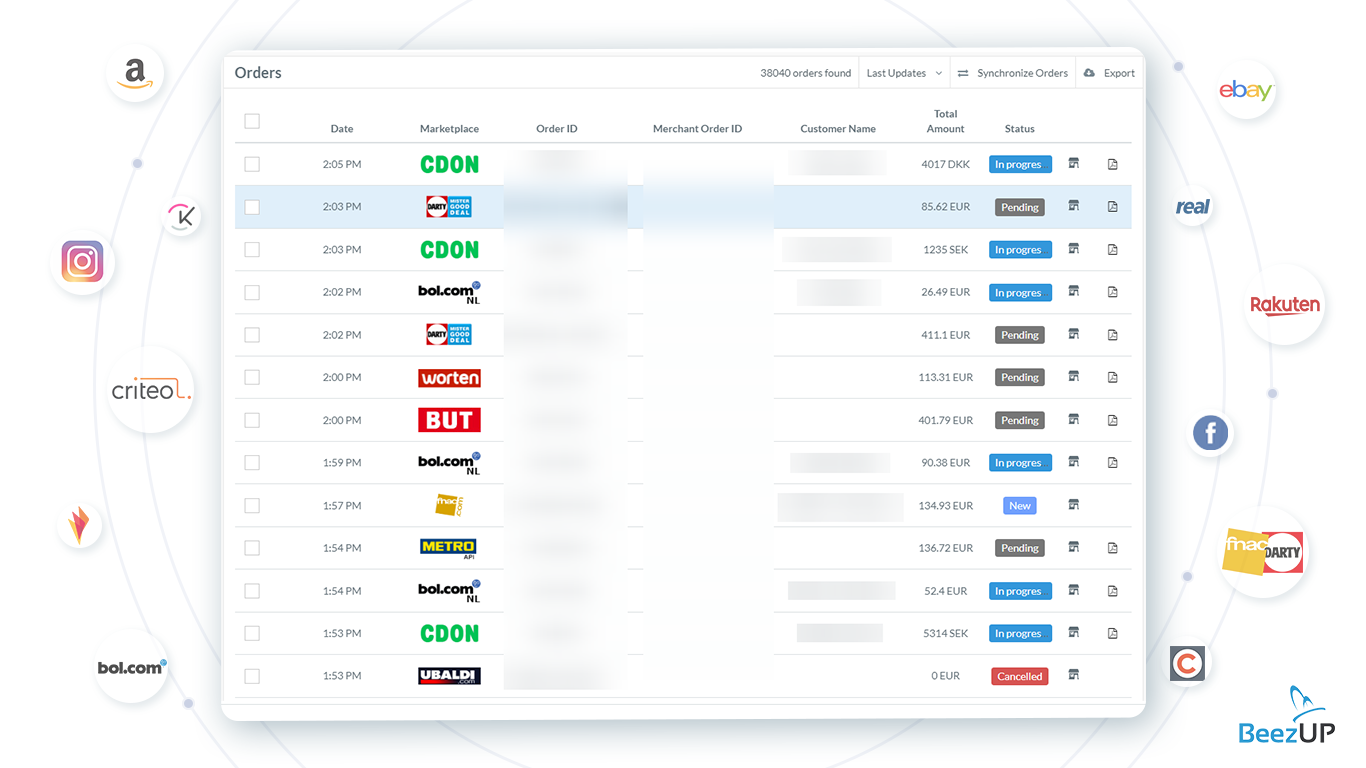 BeezUP - Orders management in BeezUP