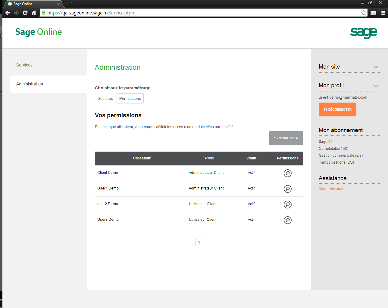 Sage 100cloud Gestion Co - Sage Business Management Online: Historical movements, purchases Monitoring, Mobile Application