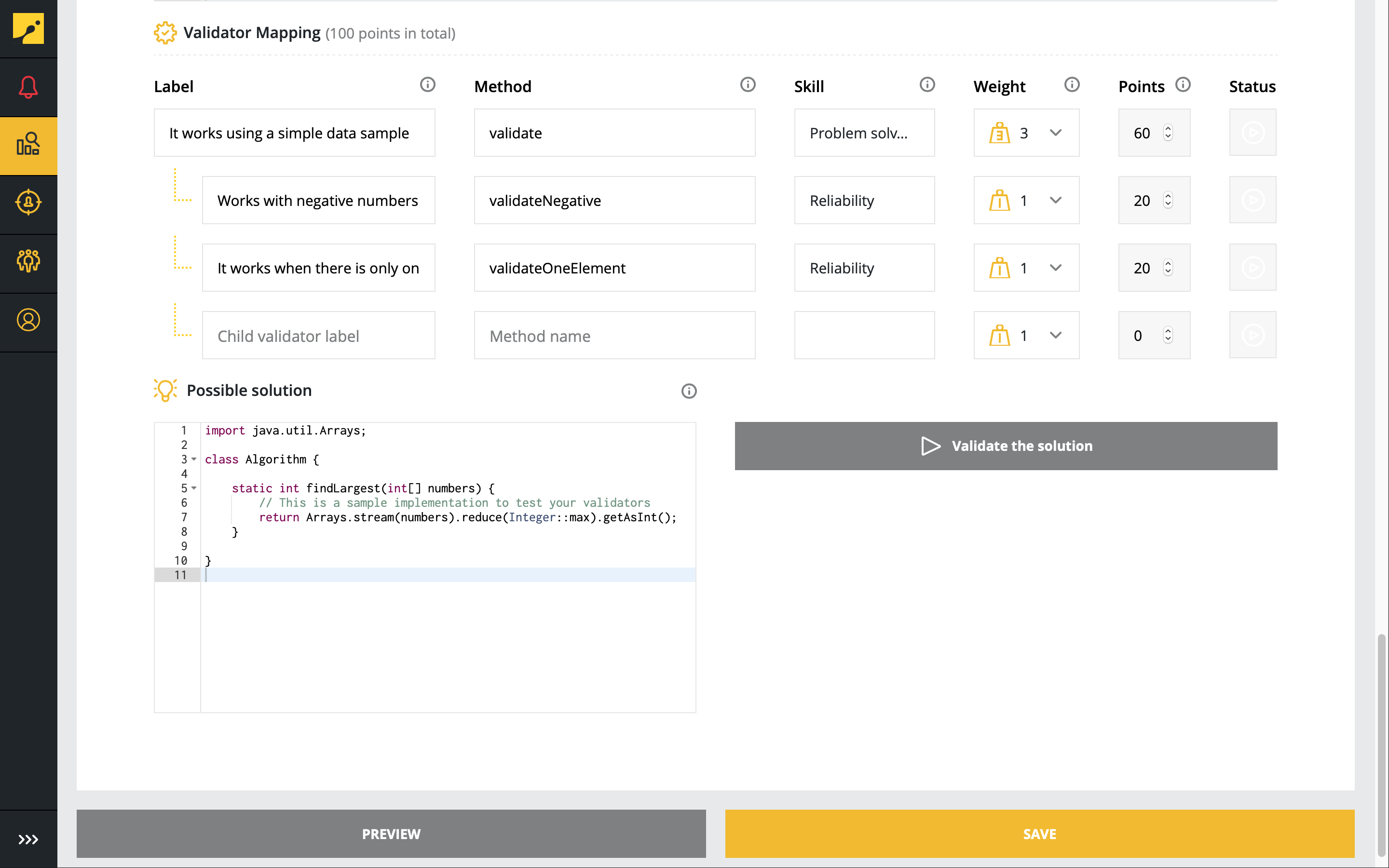 CodinGame by CoderPad - CodinGame Assessment -Question Editor