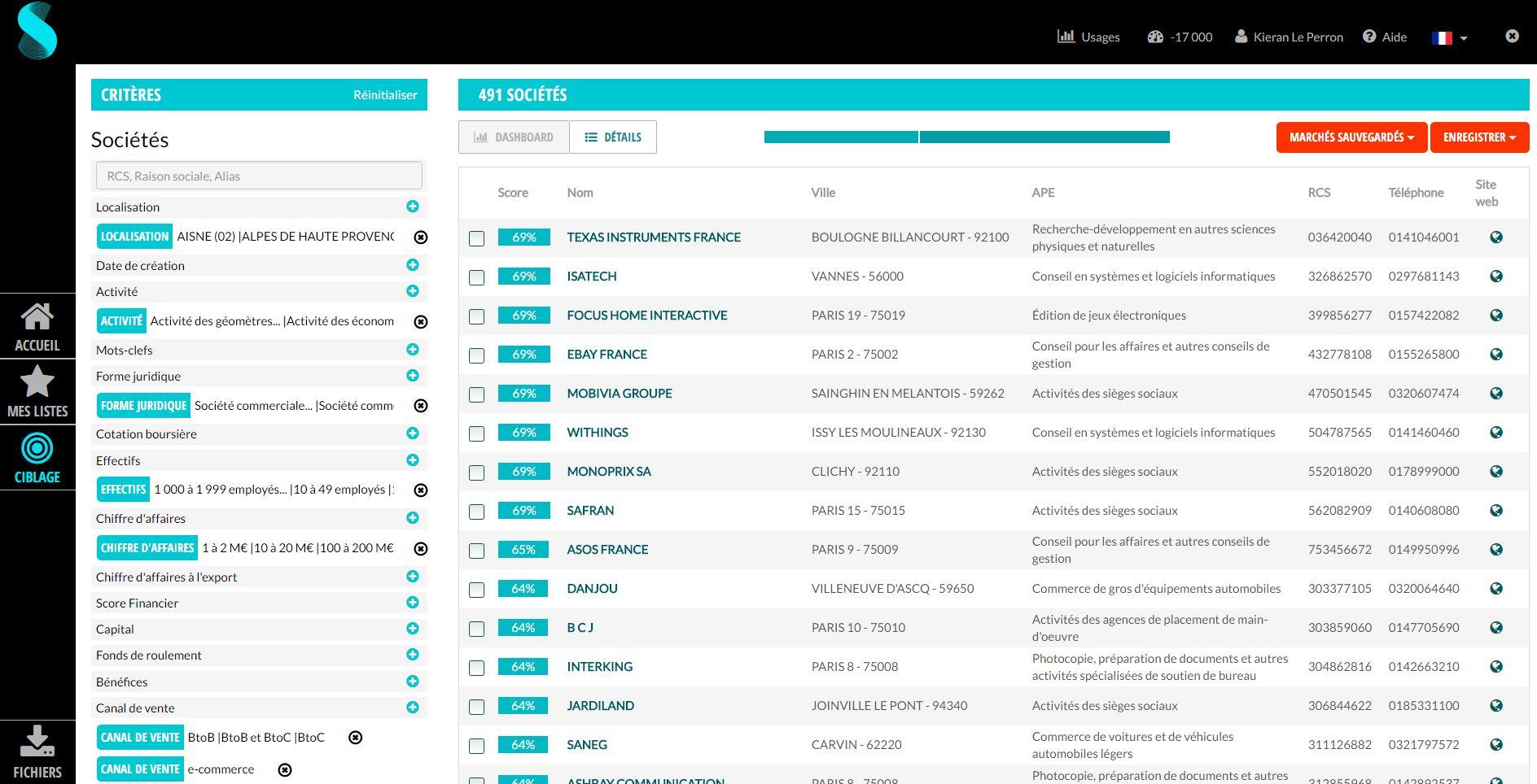 Sparklane - Prospecting B2B approach Territory Management Lead Management Opportunity Management