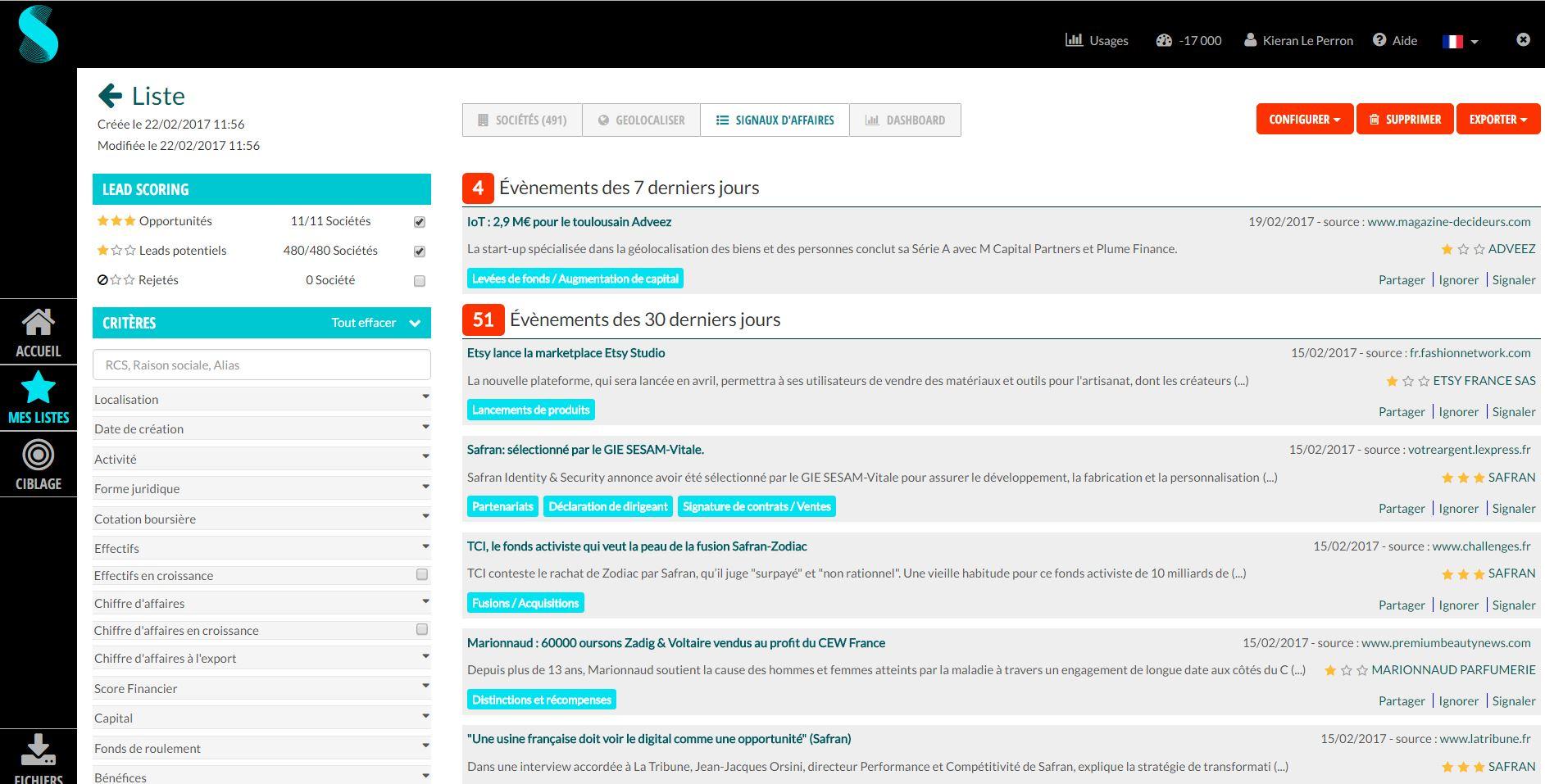 Sparklane - B2B approach Prospecting Sleep and data collection