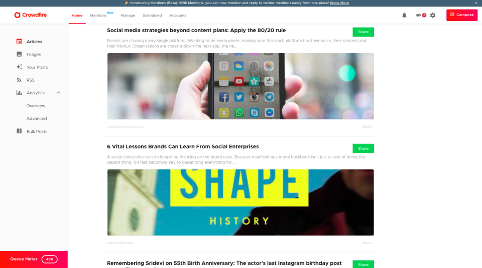 Crowdfire - Screenshot 2