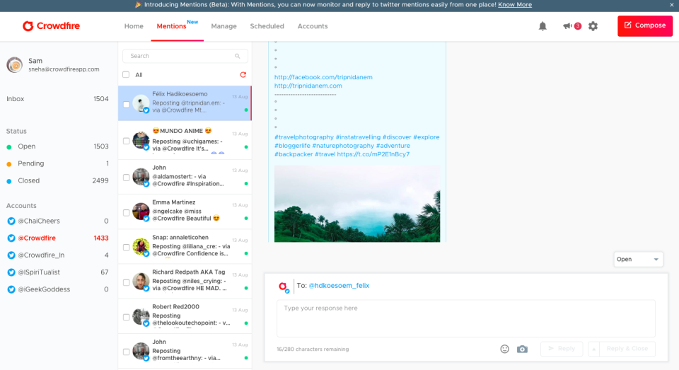 Crowdfire - Screenshot 3