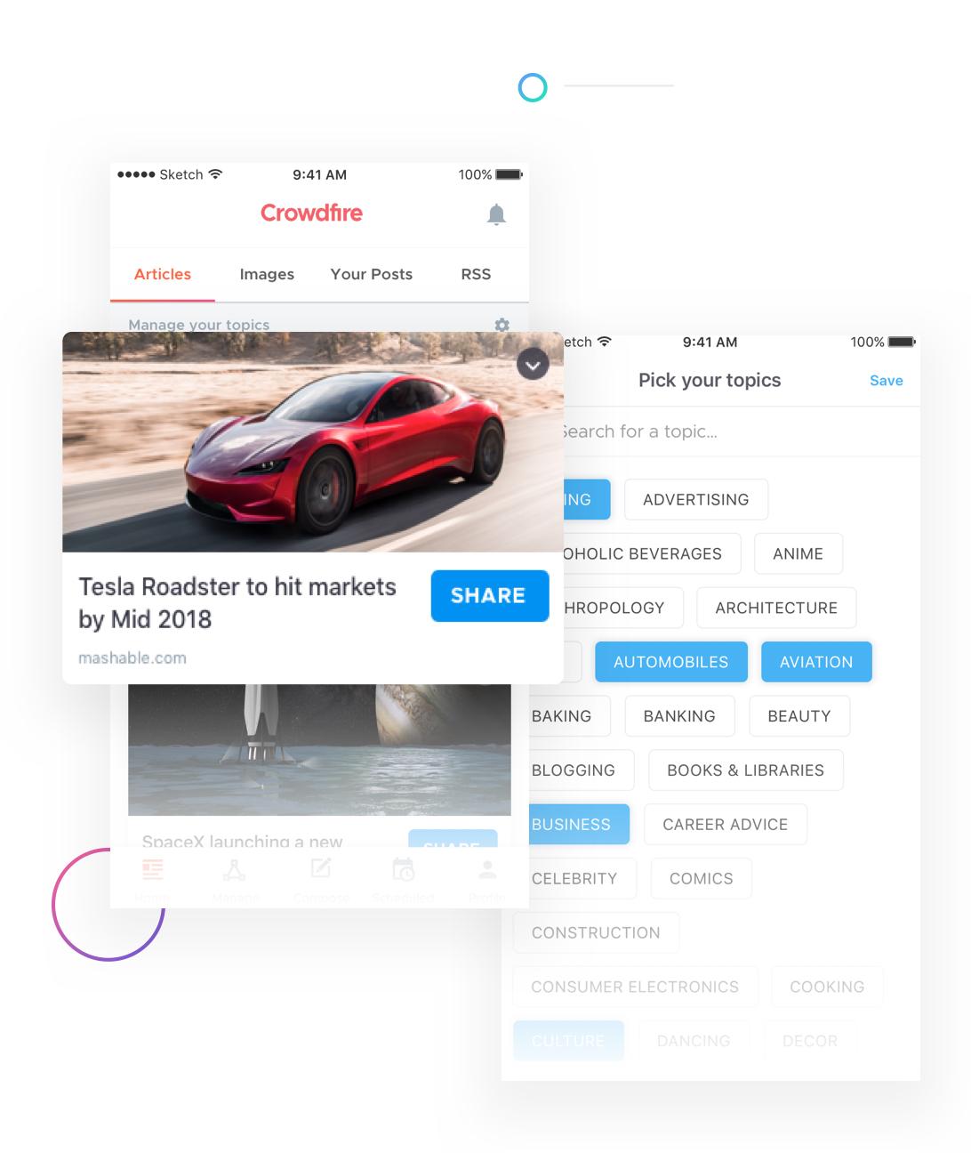 Crowdfire - Screenshot 1