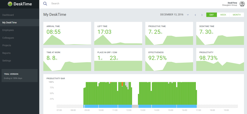 DeskTime - DeskTime-screenshot-0
