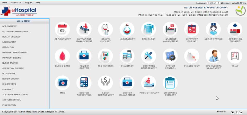 eHospital Systems - eHospital Sistemas de pantalla-0