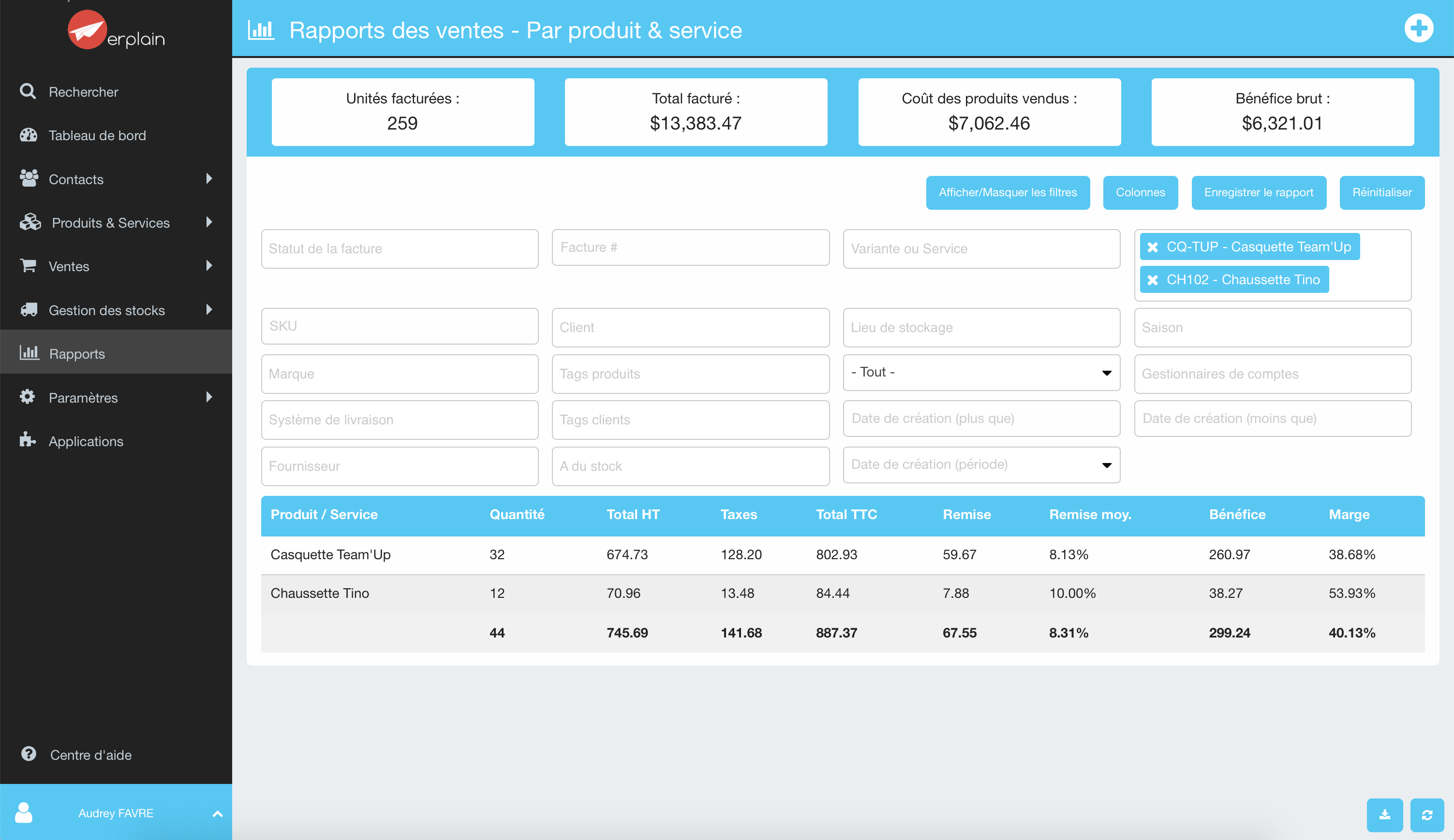 erplain-Rapport de vente-min erplain-Rapport de vente-min