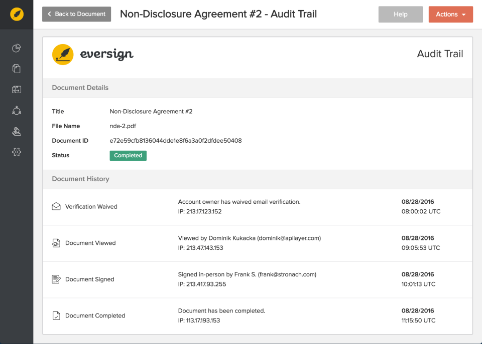 Xodo Sign (formerly eversign) - eversign-Schermate-2