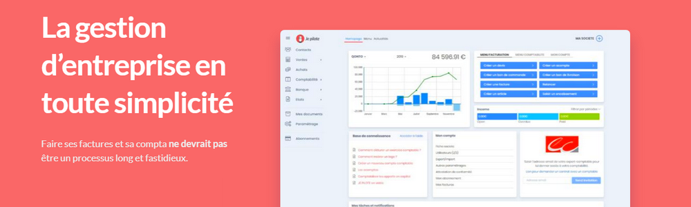 Avis Je Pilote Mon Entreprise : Comptabilité et Facturation pour TPE et freelances - Appvizer